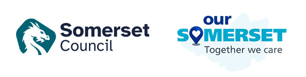 The Somerset Council logo and the Our Somerset logo