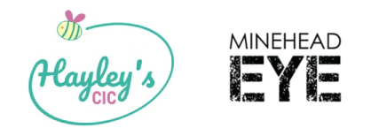 Hayley's CIC logo and Minehead Eye logo